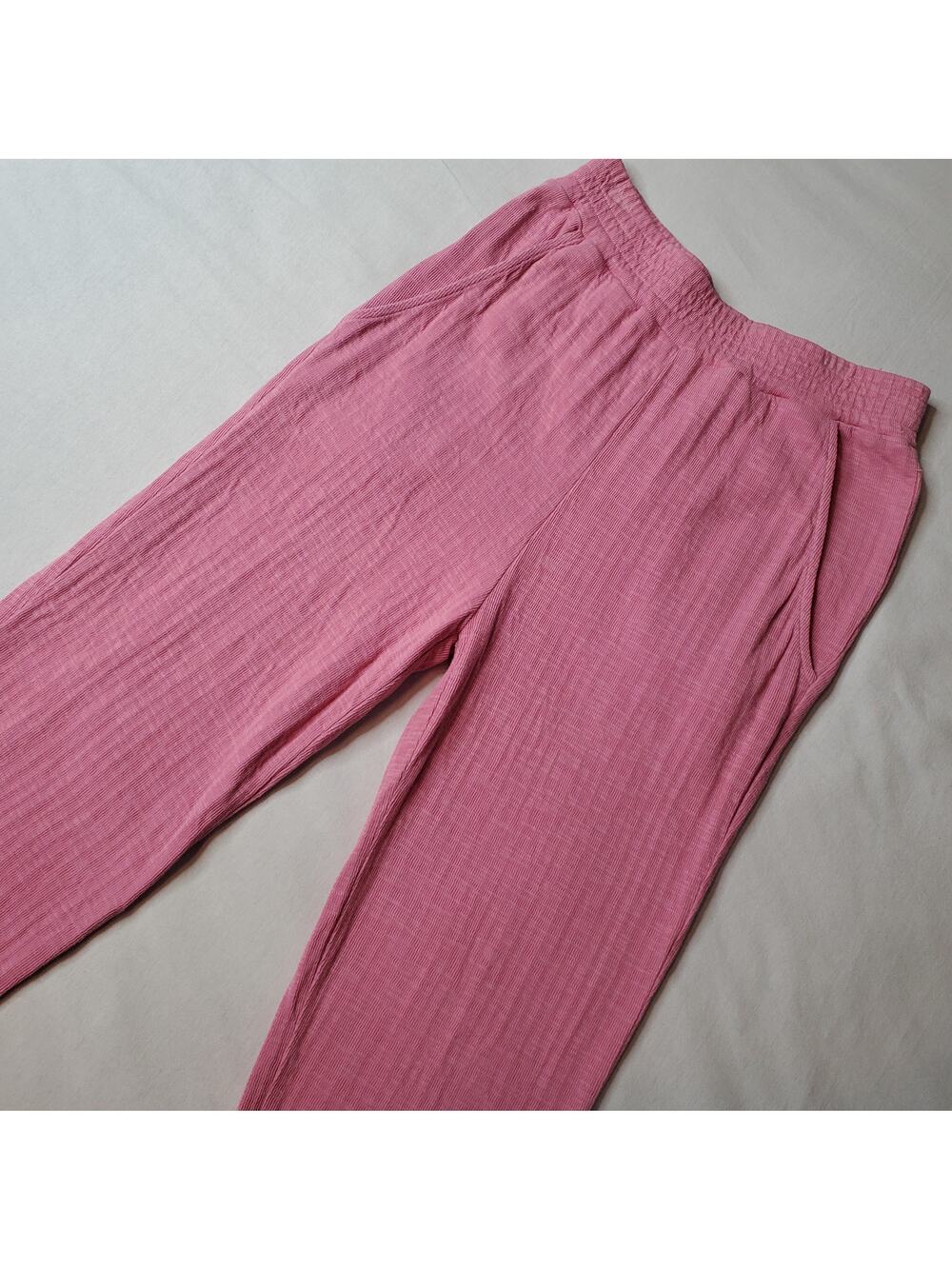 Apiece Apart Women's Size S Dinas Jogger High Rise Elastic Waist Pink